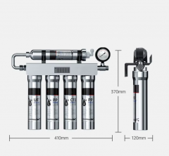 New Arrival 90 Liters Kitchen 5 Stages 304 Stainless Steel Water Purifier Machine for Home