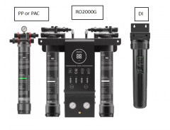RO2000G Water Filtration System Reverse Osmosis DI Water Deionized Spotless Water for Car Wash Window Cleaning