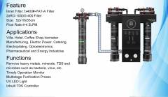 RO2000G Water Filtration System Reverse Osmosis DI Water Deionized Spotless Water for Car Wash Window Cleaning