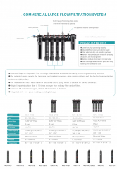 Large Flow Purifying Filter with Ultra Filtration Carbon Fiber Water Filter System for Commercial Use Antiscaler Water Purifier