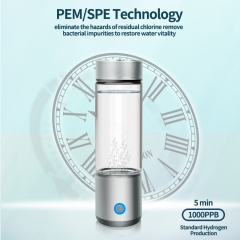 OEM/ODM 800ml Portable Nano Hydrogen Water Generator Bottle Electric for Car Home Outdoor Use