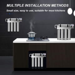 Factory Direct Sales Wholesale Tap Water Filter Purifier 5-grade Stainless Steel UF Water Filter Under Sink for Household Use