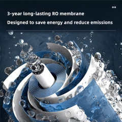 New Design Large flow 600 800 GPD Under Sink Alkaline Under Reverse Osmosis filtration System RO Water Purifier home water filter system