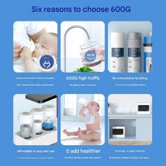 Home RO Reverse Osmosis Water Purifier 600G High-Flow Direct-Drinking Water Purifier Custom Tap Water Filtration System
