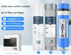 Home RO Reverse Osmosis Water Purifier 600G High-Flow Direct-Drinking Water Purifier Custom Tap Water Filtration System