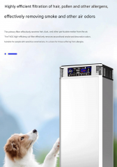 Smart Air Purifier Large Commercial Purifier Negative Ions UV Light Formaldehyde Removal Odour Elimination PM2.5 Premium Purifier