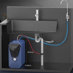 Tankless Reverse Osmosis Water filter System Easiest to Install 800G Water purifier Under Sink RO water filtration System