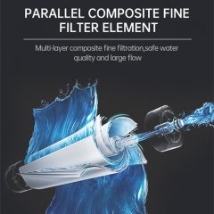2/3/4 Step Big Flow Rate Water Filtration Machine for Household Coffee Ice Maker UF System Water Filter