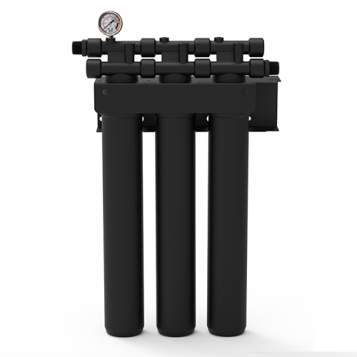 3 Stage Under-Sink Water Purifier Filter Carbon Fiber Anti-Scale for Household for Coffee & Ice Machines Made of PP