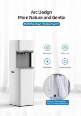 Household Smart White LCD Display Water Dispenser Instant Hot Cold Water With Water Purifier