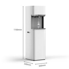 Household Smart White LCD Display Water Dispenser Instant Hot Cold Water With Water Purifier