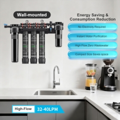 30Lpm Heavy Duty Anti Scale Commercial Limescale High Flow Other Water Filter System for Coffee Machine Ice Maker Beverage