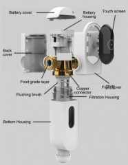 Easy Housing Whole House Home Undersink Water Filter Pre-Filter with Backwash Battery-Powered for Household Use