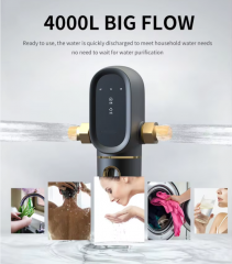 Easy Housing Whole House Home Undersink Water Filter Pre-Filter with Backwash Battery-Powered for Household Use