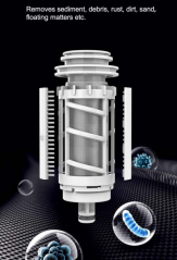 Easy Housing Whole House Home Undersink Water Filter Pre-Filter with Backwash Battery-Powered for Household Use