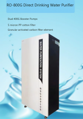 120L Reverse Osmosis Pure Water Machine for Coffee Tea Shops Direct Drinking Equipment 1-Year Warranty 220v 0.0001 Micron Filter