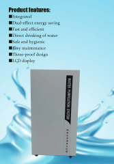 120L Reverse Osmosis Pure Water Machine for Coffee Tea Shops Direct Drinking Equipment 1-Year Warranty 220v 0.0001 Micron Filter