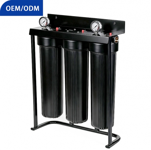 Wholesale Big Blue Water Filter Whole House Large Flow Jumbo 20 4.5inch Water Purifier System with Pressure Gage