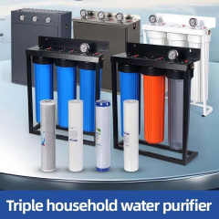 Wholesale Big Blue Water Filter Whole House Large Flow Jumbo 20 4.5inch Water Purifier System with Pressure Gage