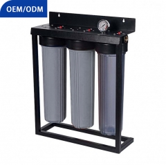 Wholesale Big Blue Water Filter Whole House Large Flow Jumbo 20 4.5inch Water Purifier System with Pressure Gage
