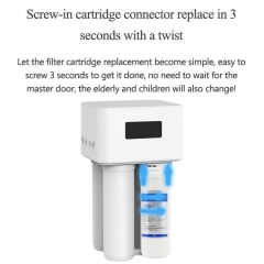 400G Electric Reverse Osmosis Plastic Under-Sink Water Purifier Self-Cleaning Integrated Cartridge Direct Household Drinking
