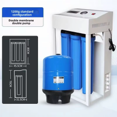 Wholesale Price Custom 800 GPD Commercial Electric Reverse Osmosis Water Purifier High Flow RO System for Household Use