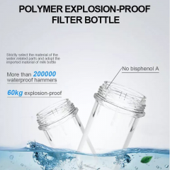 High Quality Water Filter Plant with Big Blue Filter Housing Whole House Large Flow Water Pre Filter