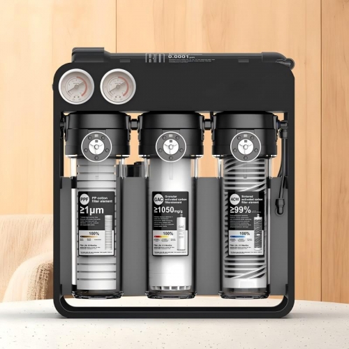 OEM 600GPD 5-Stage Tankless Under-Sink RO Water Filter System Electric Plastic Self-Cleaning App-Controlled Wall-Mounted Hotel